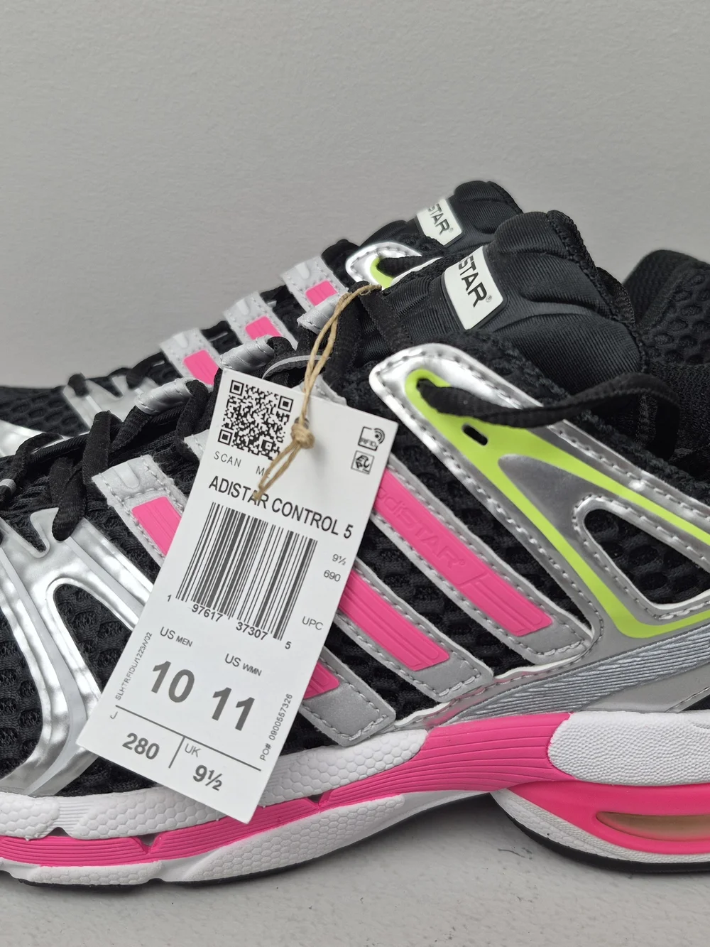 adidas Adistar Control 5 Low Top Lace Up Mesh Rubber JS0041 2025 Men's Size 10